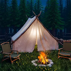 Forest Camping Survival Sim 3D Mod APK
